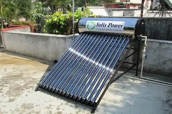 Calentador de agua solar